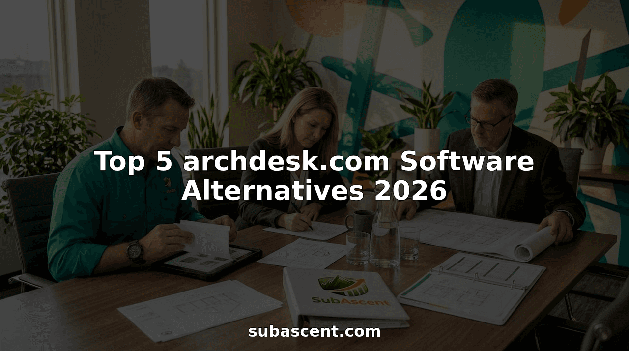 Top 5 archdesk.com Software Alternatives 2026