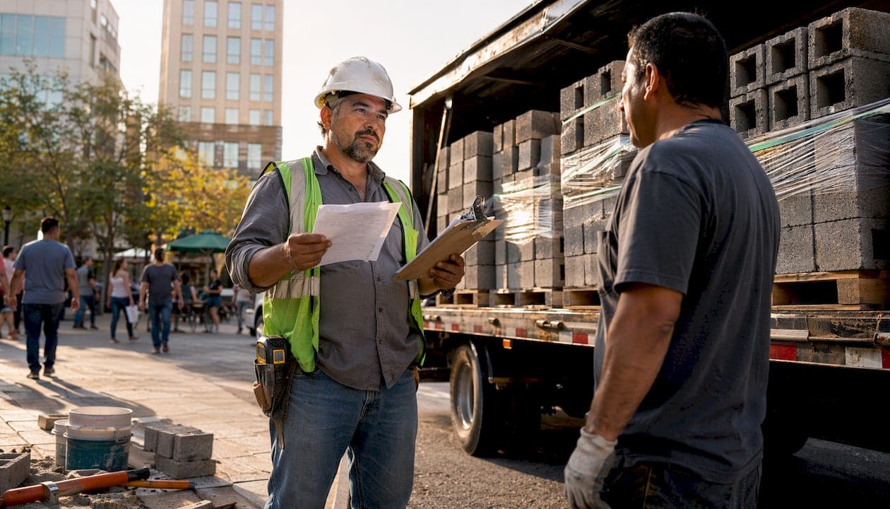 How Foremen Document Material Deliveries in Masonry
